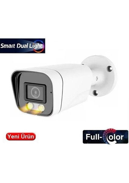 EZ-2405IPS 5 Mp 3.6mm Dual Light Poe Ip Bullet Kamera