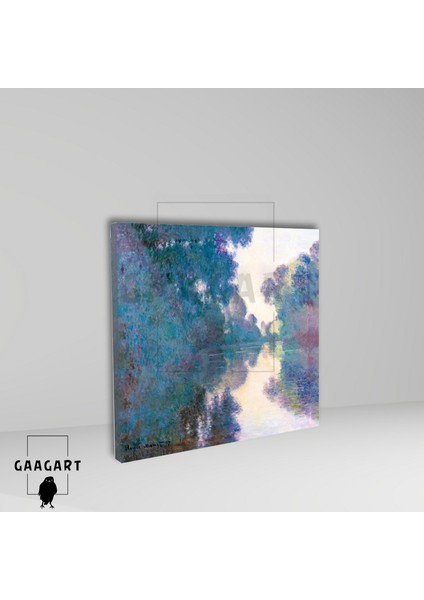 Kare Kanvas Ünlü Eserler Cloude Monet Siene'de Sabah fiyatları