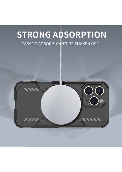 iPhone 16 Pro Manyetik Telefon Kılıfı, Güçlü Manyetik Isı Dağılımı Telefon Kılıfı Kapağı iPhone 16 Pro (Yurt Dışından) fiyatları