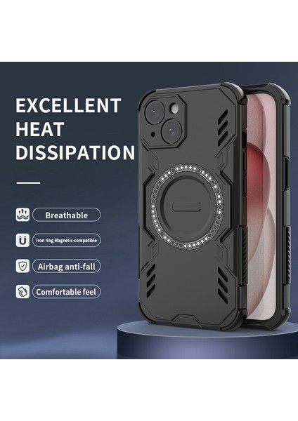 iPhone 16 Pro Manyetik Telefon Kılıfı, Güçlü Manyetik Isı Dağılımı Telefon Kılıfı Kapağı iPhone 16 Pro (Yurt Dışından) fırsatları