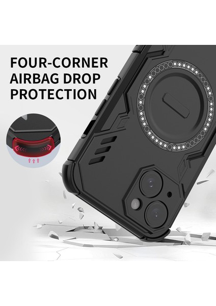 iPhone 16 Pro Manyetik Telefon Kılıfı, Güçlü Manyetik Isı Dağılımı Telefon Kılıfı Kapağı iPhone 16 Pro (Yurt Dışından) indirimleri