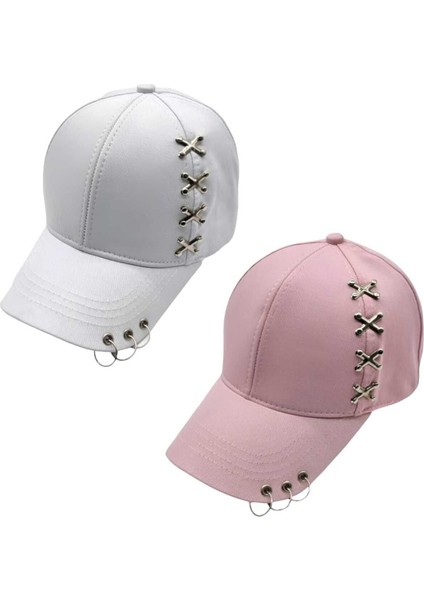 Punk Master Baseball Kep Şapka 2'li Set