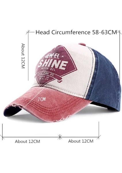 Eskitme Jewel Shine Ayarlanabilir Beyzbol Kep Şapka Baseball Şapka