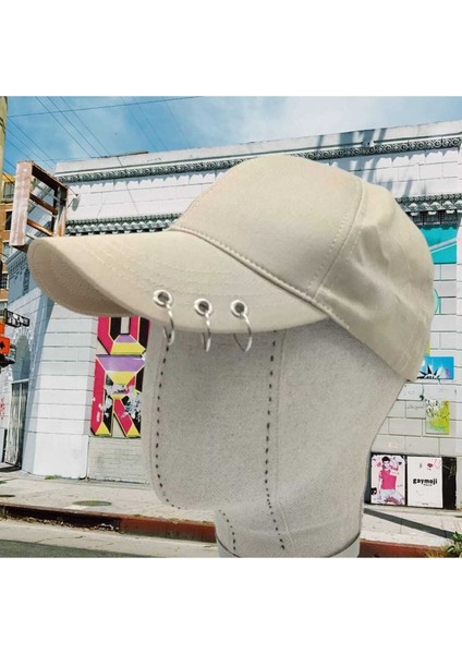 Arkadan Ayarlanabilir 3 Halka Piercing Şapka Beyzbol Kep Şapka fiyatları