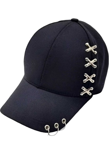 Punk Master Baseball Kep Şapka 2'li Set
