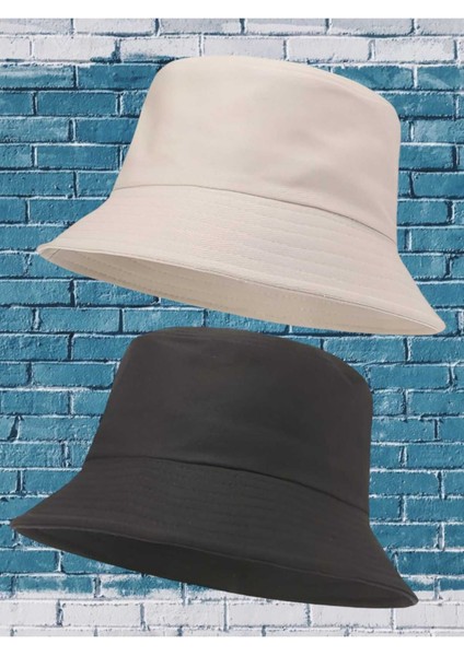 Uv Korumalı Pamuku Bucket Şapka