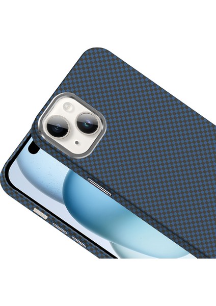 iPhone 14 Kılıf M-Safe Şarj Özellikli Karbon Fiber Görünümlü Gros Kılıf modelleri