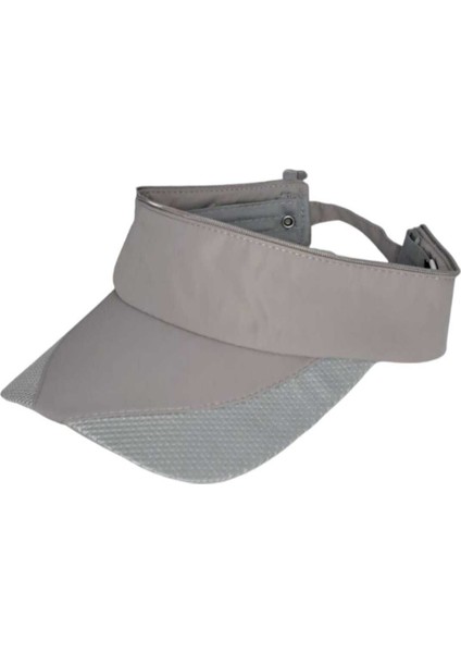 Mikro Kumaş Fermuarlı Sporcu Koşu Tenis Şapkası Vizör Şapka fiyatları