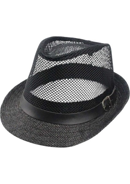 Fileli Yazlık Hasır Fedora Fötr Şapka indirimleri