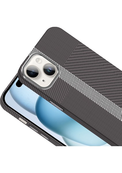 iPhone 14 Kılıf M-Safe Şarj Özellikli Karbon Fiber Görünümlü Gros Kılıf modelleri