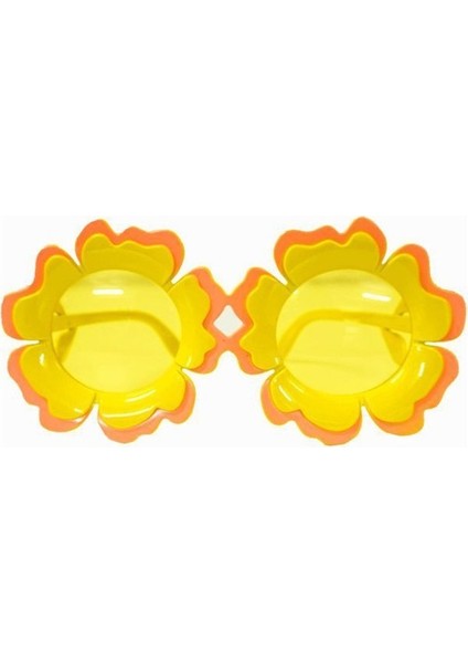 Papatya Şekilli Turuncu Sarı Hawaii Parti Gözlüğü fiyatları