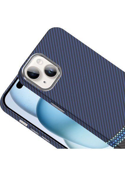 iPhone 13 Kılıf M-Safe Şarj Özellikli Karbon Fiber Görünümlü Gros Kılıf modelleri