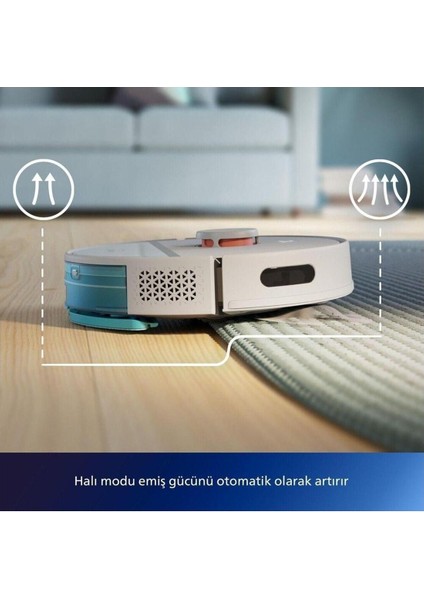 3000 Serisi Islak Kuru Beyaz Istasyonlu Robot SÜPÜRGE,4000 Pa, Sert Zemin ve Halıya Uygun modelleri