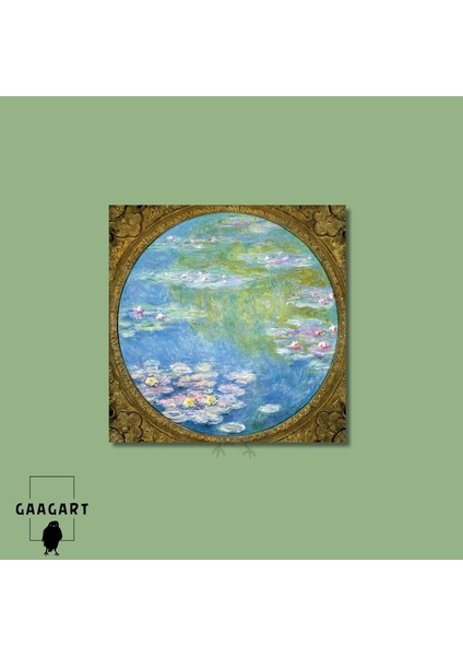 Kare Kanvas Tablo Ünlü Eserler Claude Monet Su Zambakları modelleri