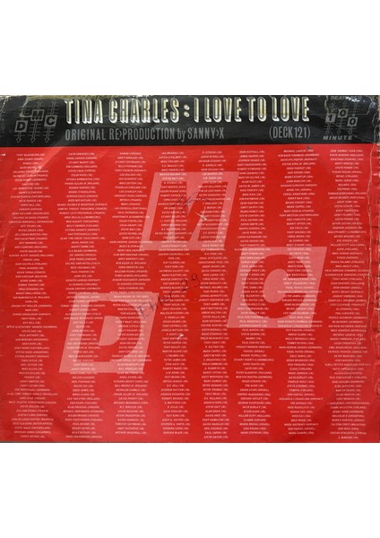 Tina Charles - I Love To Love Maxi Single
