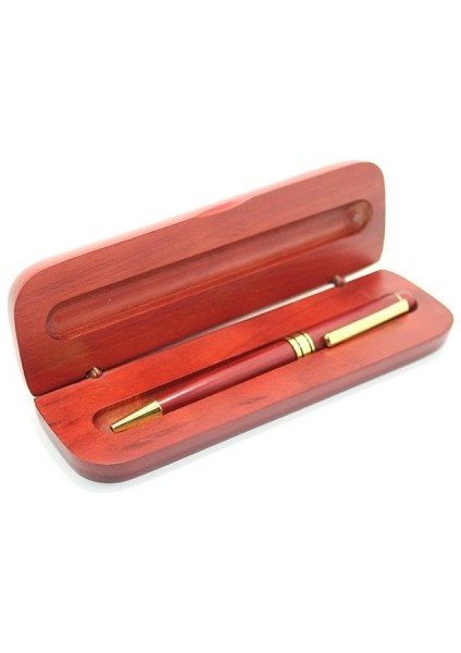 Ahşap Kutulu Tükenmez Kalem Model 2