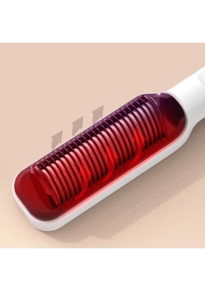 LED göstergeli seramik döner saplı saç düzleştirici, beyaz, 230°C, 220-240V