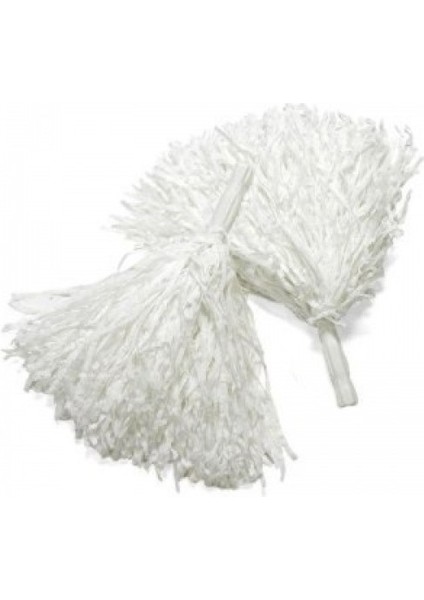 Büro Ev Ofis Etkinlik Gösteri Kostümü Için 2ADET Beyaz Ponpon Seti