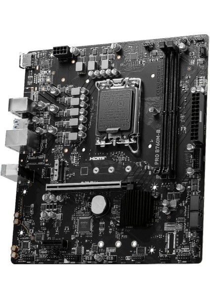 Msı Pro B760M-B Ddr4 4800(OC) Pcı-E M.2 Usb3.2 HDMI Matx