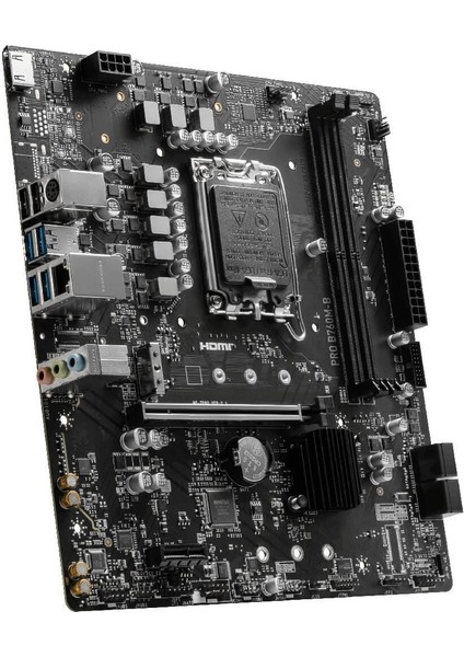 Msı Pro B760M-B Ddr4 4800(OC) Pcı-E M.2 Usb3.2 HDMI Matx