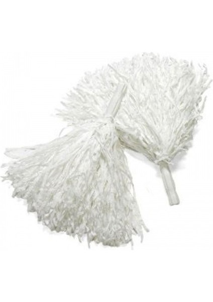 Büro Ev Ofis Etkinlik Gösteri Kostümü Için 2ADET Beyaz Ponpon