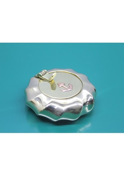 Pirinç Çapalı Kapaklı Küllük 7 cm