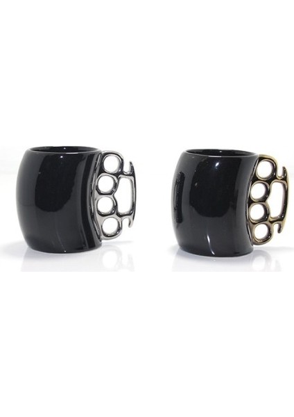 Porselen Muşta Tasarımlı Kupa Bardak