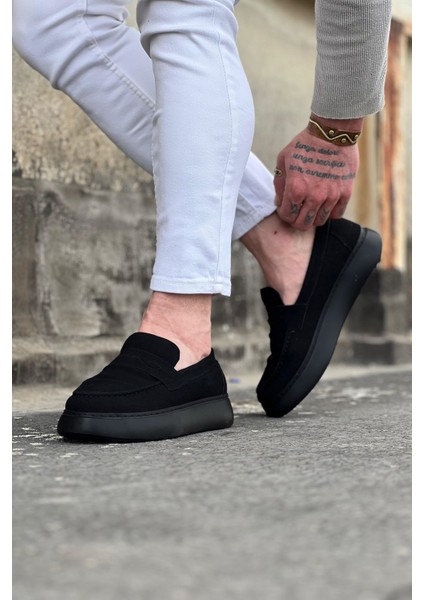WG161 Kömür Süet Erkek Casual Ayakkabı