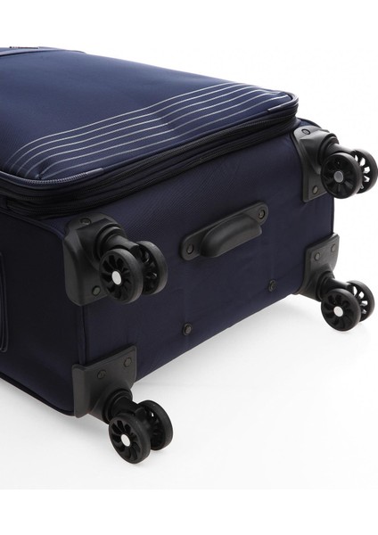 Unisex Ultra Light Hafif Lüx Kumaş Ithal Körüklü Valiz 25610