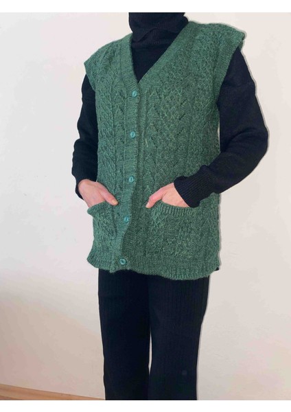 Çift Cepli Kadın Yelek