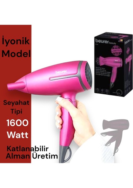 Hc 25 Profesyonel Katlanabilir Fön Makinası - Alman Malı - 1600 Watt