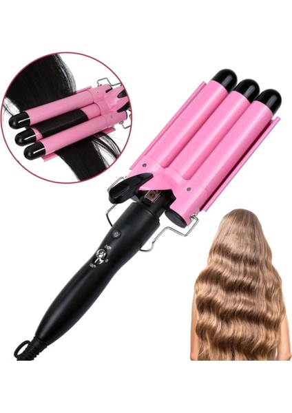 Yumuşak Dalga Saç Maşası, 210°C, 25mm, Seramik Isı Teknolojisi, Profesyonel Kullanım