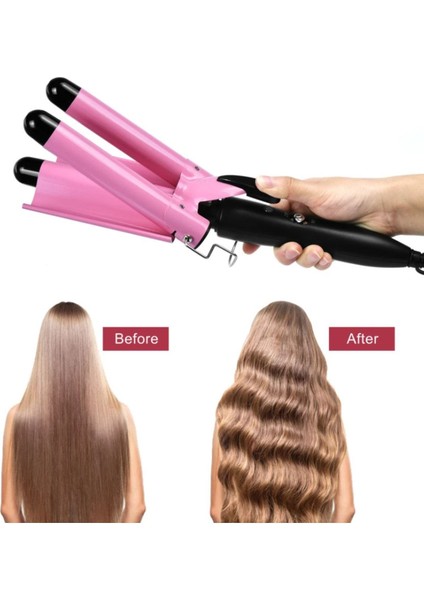 Yumuşak Dalga Saç Maşası, 210°C, 25mm, Seramik Isı Teknolojisi, Profesyonel Kullanım fiyatları