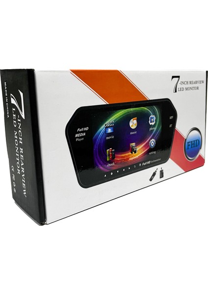 Mr-11 7 Full Hd, Usb, Tf Bluetooth Araç Double Teyp