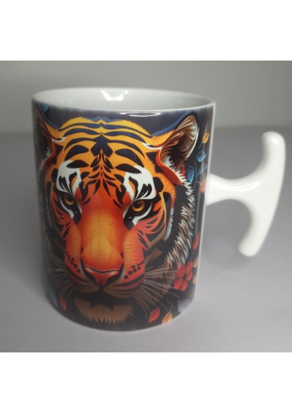 Kudretli Kaplan Porselen T Kulplu Kupa Bardak – Gücünü Hisset fiyatları