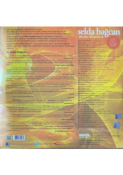 Selda Bağcan 40 Yılın 40 Şarkısı 2 (2 Plak) fiyatları