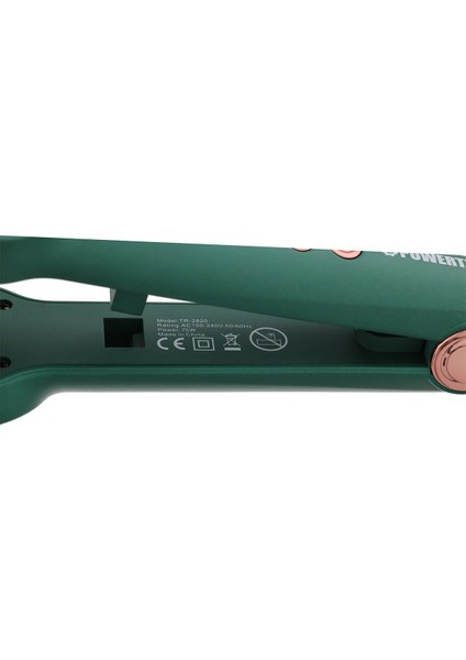 Yeşil Saç Düzleştirici, Titanyum Plakalı, Şık ve Kullanışlı Tasarım