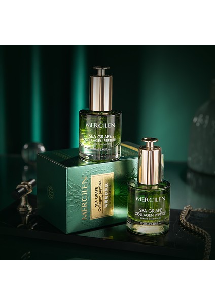 Deniz Üzümü Kolajen Serum - Çift Fazlı Nem & Esneklik Iksiri | 5'li Bitkisel Yağ Formülü