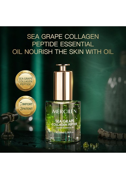 Deniz Üzümü Kolajen Serum - Çift Fazlı Nem & Esneklik Iksiri | 5'li Bitkisel Yağ Formülü modelleri