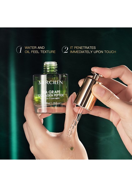 Deniz Üzümü Kolajen Serum - Çift Fazlı Nem & Esneklik Iksiri | 5'li Bitkisel Yağ Formülü fırsatları
