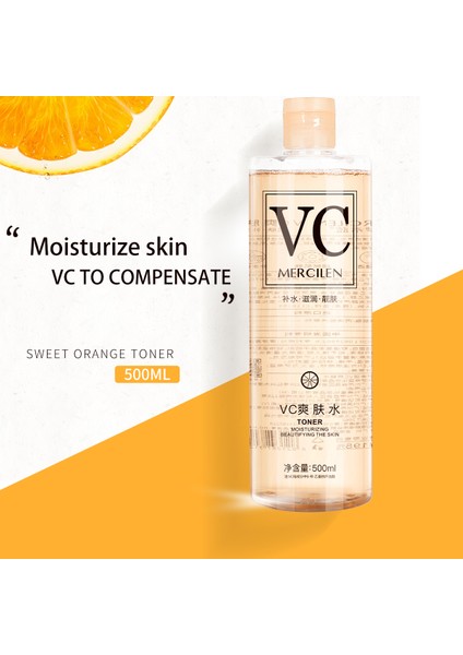 Portakal Özlü Tonik - C Vitamini Destekli Nem Dengeleyici 500ML Dev Boy