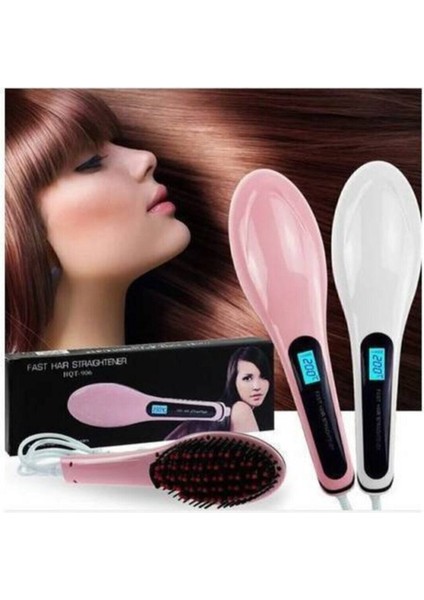 Çok Renkli Hızlı Taraklı Saç Düzleştirici, pratik ve şık saç şekillendirme aracı