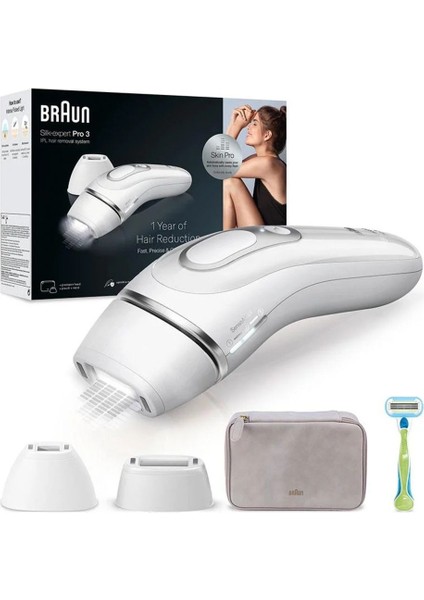 Ipl Silk Expert Pro 3, Evde Tüy Alma,çanta,venus Tıraş Makinesi,2 Başlık Epilasyon Cihazı