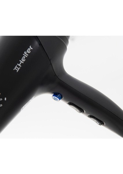 TeknoTrust 2200W Siyah Saç Kurutma Makinesi, Hızlı ve Verimli Kurutma, 2 Hız ve Isı Ayarı