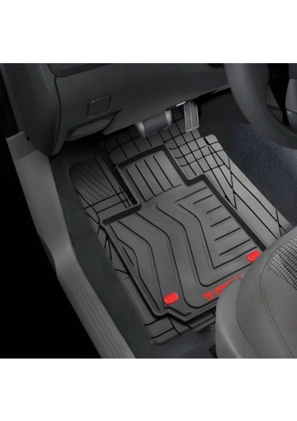 Isuzu D-Max Yeni Uyumlu Havuzlu Kauçuk Kesilebilir Vega Paspas Sc