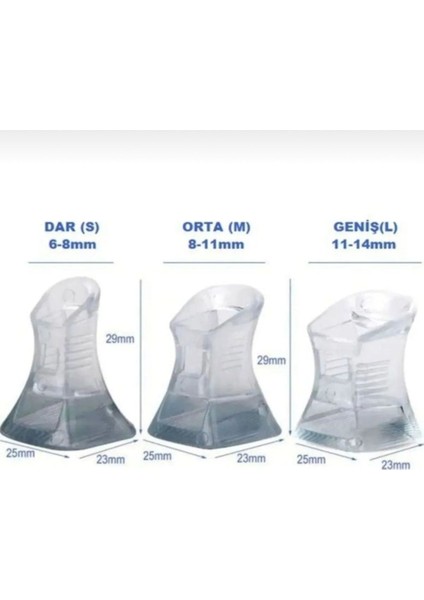 Şeffaf Topuk Koruyucu, Düğünler İçin Uygun, M Bed, No: 36-40