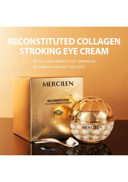 Kapsüllü Kolajen Göz Kremi - Aydınlık ve Sıkı Göz Çevresi