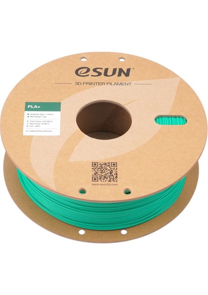 Pla+ Filament Yeşim Yeşili(Jade Green) 1.75MM 1kg-