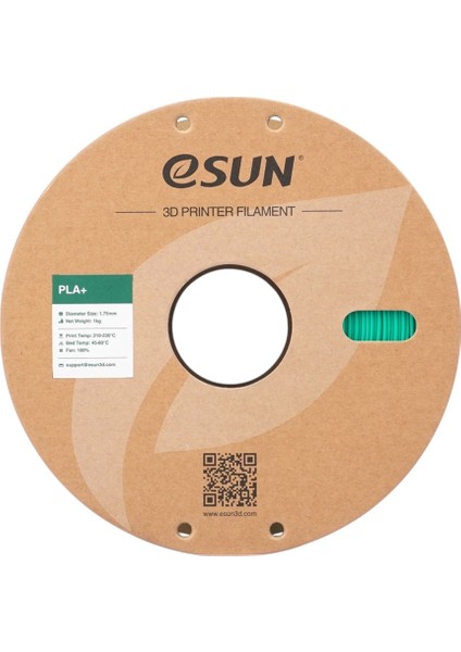 Pla+ Filament Yeşim Yeşili(Jade Green) 1.75MM 1kg-