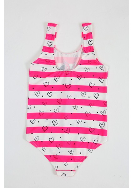 Şık Kız Çocuk Mayo Minnie Mouse Fuşya Renk Desenli Rahat Hızlı Kuruyan Mayo Deniz Havuz Plaj Mayosu fiyatları